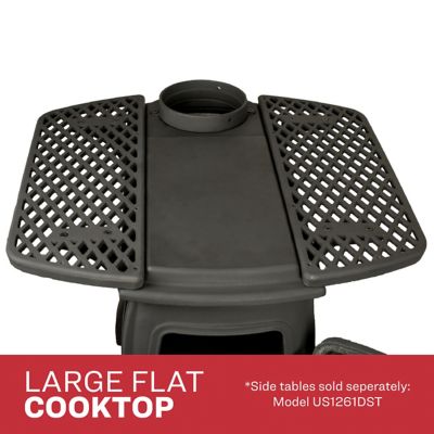 Image showing 5 th US Stove 900 sq. ft. Cast-Iron Basic Wood Stove, US1261E