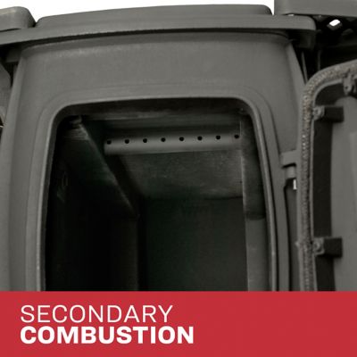 Image showing 7 th US Stove 900 sq. ft. Cast-Iron Basic Wood Stove, US1261E