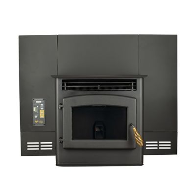 US Stove 1800 sq. ft. Golden Eagle Pellet Stove Insert with Surround, 45 lb. Hopper Size, 5040I