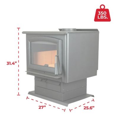 Image showing  2500 sq. ft. Pedestal Wood Stove, AW2520E-P
