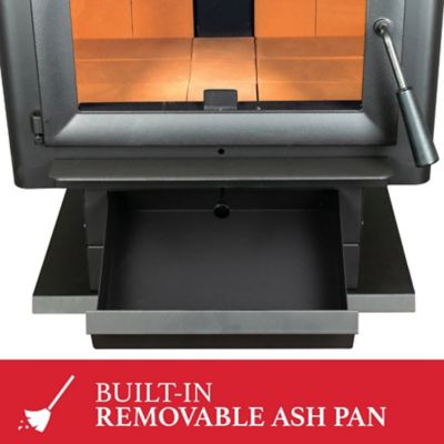 Image showing  2500 sq. ft. Pedestal Wood Stove, AW2520E-P