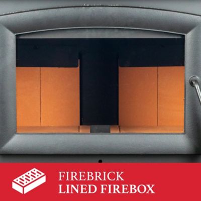 Image showing 9 th Ashley 2500 sq. ft. Pedestal Wood Stove, AW2520E-P