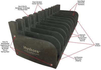 Image showing  Pistol Storage Rack Modular 12 Gun Capacity