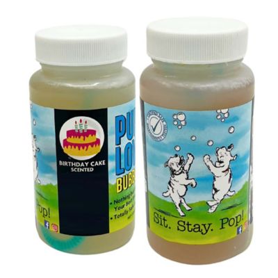Image showing  Puppy Love Bubbles Birthday Cake Scented 2 Pack 4 oz. Bottles