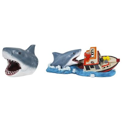 Penn-Plax Jaws Aquarium Ornament Bundle