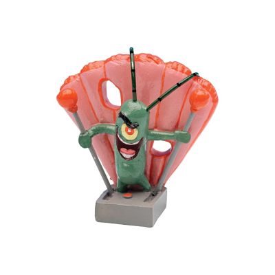 Image showing 5 th Penn-Plax Spongebob 7 Piece Aquarium Ornament Set