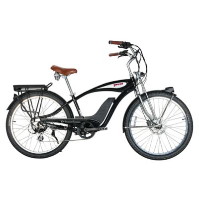 Image showing  E Classic Cruiser Electric Bike Step Over, 500W Rear Hub Motor, 48V 15Ah Black