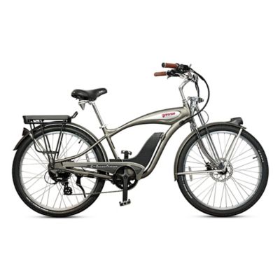 Image showing  E Classic Cruiser Electric Bike Step Over, 500W Rear Hub Motor, 48V 15Ah Matte Gun Metal 12801005MGM