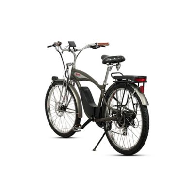 Image showing  E Classic Cruiser Electric Bike Step Over, 500W Rear Hub Motor, 48V 15Ah Matte Gun Metal 12801005MGM