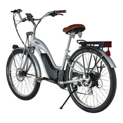 Image showing  E Classic Cruiser Electric Bike Step Through, 500W Rear Hub Motor, 48V 15Ah Silver