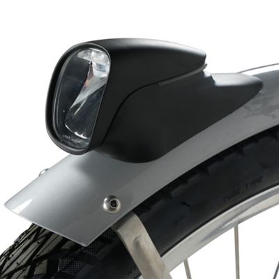 Image showing 7 th Young Electric E Classic Cruiser Electric Bike Step Through, 500W Rear Hub Motor, 48V 15Ah Silver