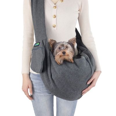 Image showing 6 th Jespet Comfy Pet Sling Bag, Grey, Carry Small Dogs & Cats Up to 12 lbs.
