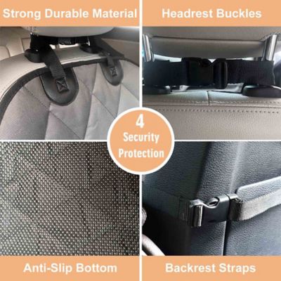 Image showing  Quilted Pet Front Car Seat Cover, Dog Travel Protection