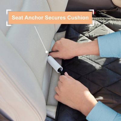 Image showing  Quilted Pet Front Car Seat Cover, Black, Dog Travel Protection