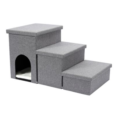 Ashfield & Harkness 3 Step Pet Stairs, Ladder for Cats or Small Dogs