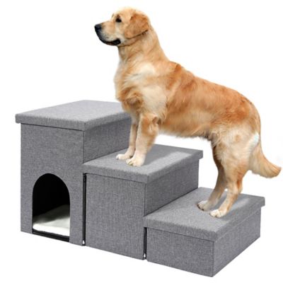 Image showing  3 Step Pet Stairs, Ladder for Cats or Small Dogs