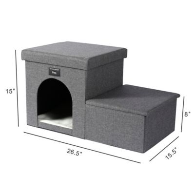 Image showing 5 th Ashfield & Harkness 2 Step Pet Stairs, Ladder for Cats or Small Dogs