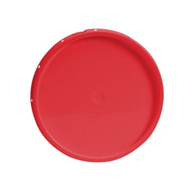 United Solutions 2 gal. Snap on Lid, Red