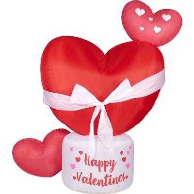 Fraser Hill Farm8 ft.Tall Outdoor Blow Up Inflatable Valentine's Day Heart