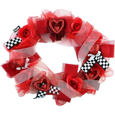 Fraser Hill Farm20 in. Valentine's Day Ribbon Wreath