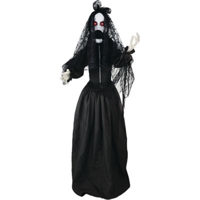 Haunted Hill Farm Lifesize Animatronic Demon Bride with Lights and Sound