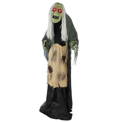 Haunted Hill Farm Lifesize Animatronic Witch Halloween Decoration