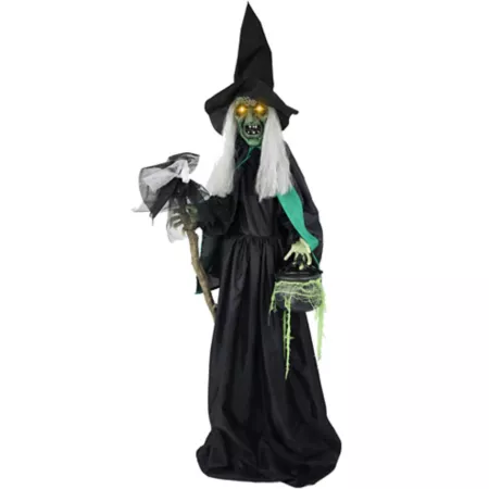 Haunted Hill Farm Life Size Witch Prop Halloween Decoration Halloween Statues