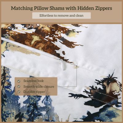 Image showing  Acadia Reversible Comforter Set, Copper, 3 pc.