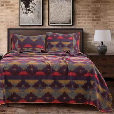 Paseo Road by HiEnd Accents Gila Wool Blend Blanket Set, 3 pc.