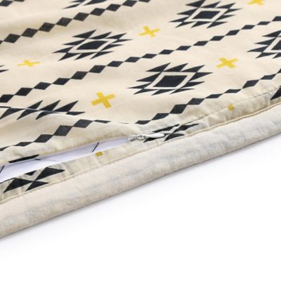 Image showing  High Desert Reversible Quilt Set, Black, 3 pc.