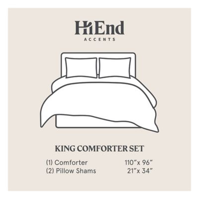 Image showing 7 th Paseo Road by HiEnd Accents Joshua Comforter Set, 3 pc.