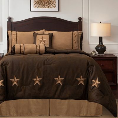 Image showing  Laredo Comforter Set, Chocolate, 6 pc.