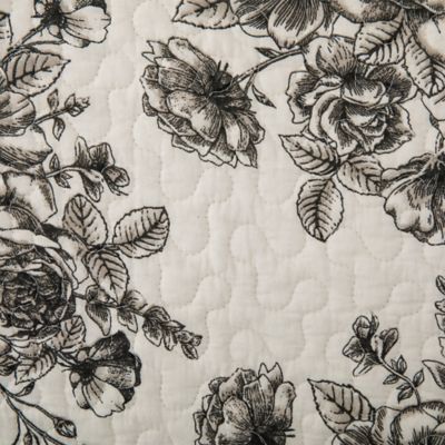 Image showing 7 th Paseo Road by HiEnd Accents Lyla Reversible Floral Print Quilt Set, 3 pc.