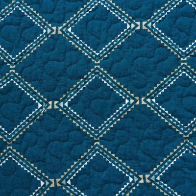 Image showing 5 th Paseo Road by HiEnd Accents Spirit Valley Quilt Set, Teal, 3 pc.