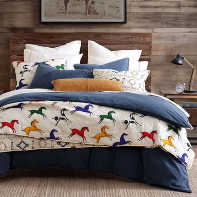 Paseo Road by HiEnd Accents Wild Horses Reversible Quilt Set, 3 pc.