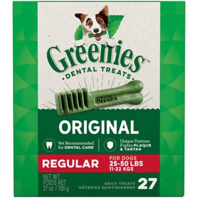 Greenies Original Regular Natural Dental Care Dog Treats, 27 ct. Great treat for dogs
