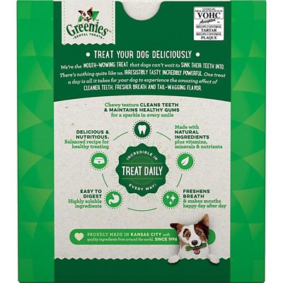 Greenies Canine Dental Chews Dog Treats Petite Pack Of 45 21209 At Tractor Supply Co