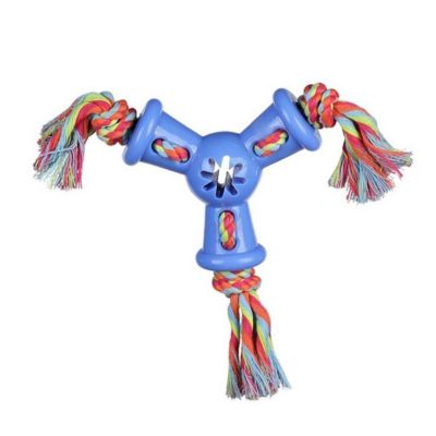 Image showing  Rope Dart Treat Holder Dog Toy, Assorted Colors