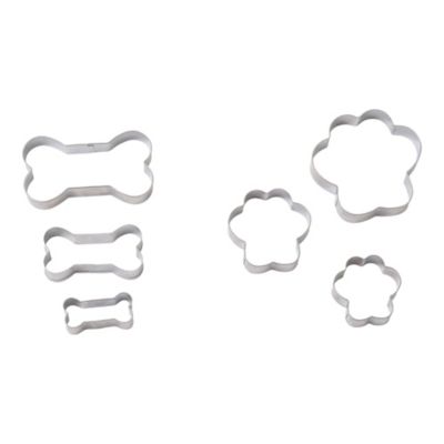 Image showing  6 pc. Stainless Steel Cookie Cutter Set