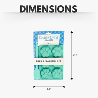 Image showing  3 pc. Silicone Treat Baking Kit, 2 Baking Trays, 1 Spatula