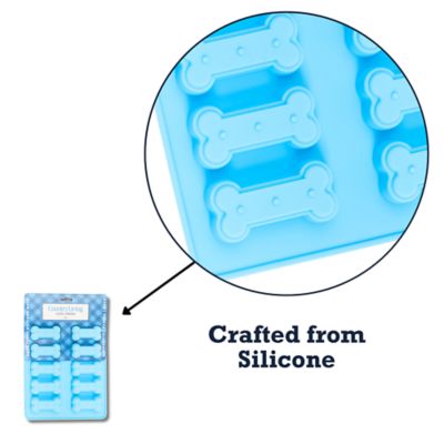 Image showing  Bone Shaped Silicone Baking Tray