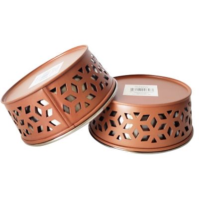 Image showing  Eco Friendly Farmhouse Style Stainless Steel Dog Bowl, 2 ct.