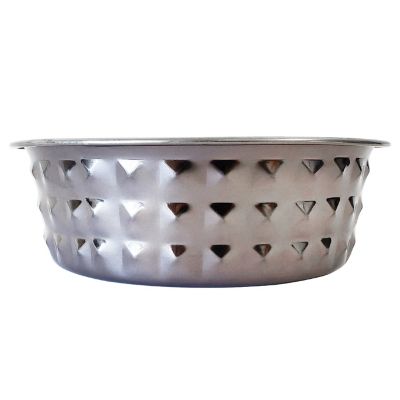 Image showing  Eco Chic Hammered Stainless Steel Dog Bowl