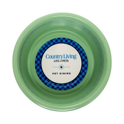 Image showing  Set of 2 Non-Slip durable Powder Coated Stainless Steel Heavy Dog Bowls