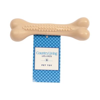 Country Living Recyclable Nylon Chew Dog Bone Toy - Chicken Flavored