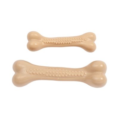 Image showing  Recyclable Nylon Chew Dog Bone Toy, Chicken Flavored