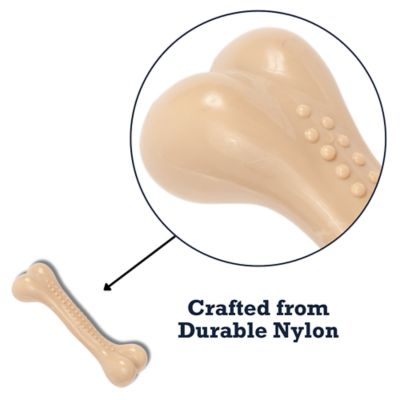 Image showing  Recyclable Nylon Chew Dog Bone Toy, Chicken Flavored
