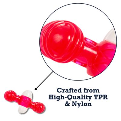 Image showing  Quacker Bone Dog Chew Toy Durable TPR and Nylon