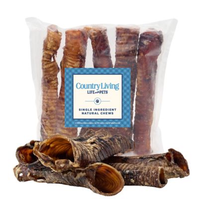 Country Living 12 in. Beef Trachea Dog Treats, 100% Natural, 5 pk.