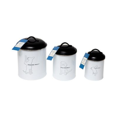 Country Living 3 pc. Pet Treat Storage Set, Dogs are Magic Design